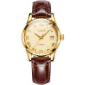 Top marque de luxe OYALIE femmes montre mécanique mode en cuir véritable automatique Movt montre Relogio Feminino horloge